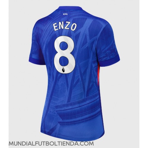 Camiseta Chelsea Enzo Fernandez #8 Primera Equipación Replica 2025-26 para mujer mangas cortas